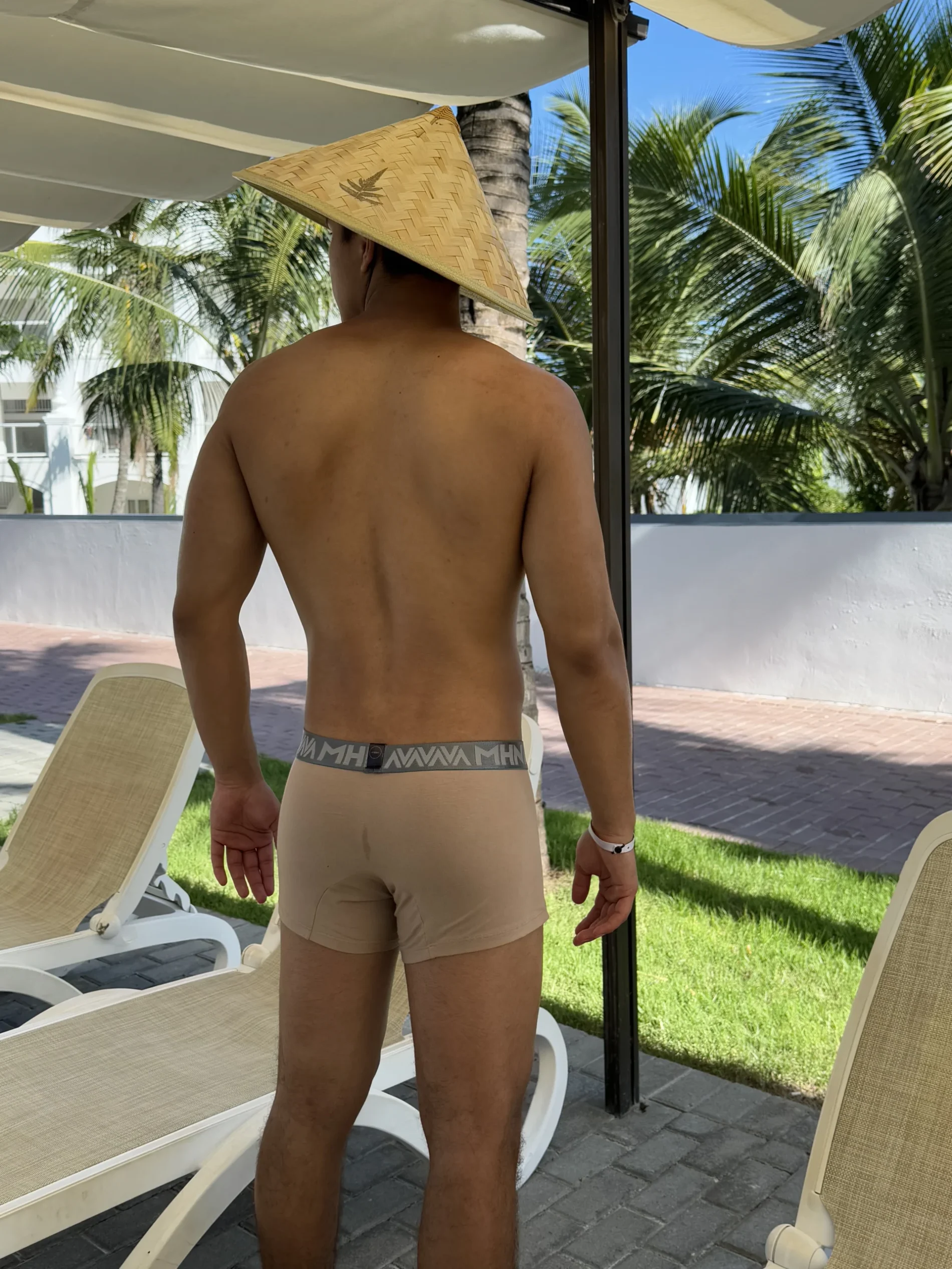 Boxer Trunk Arena Natural Elástico Gris Oscuro