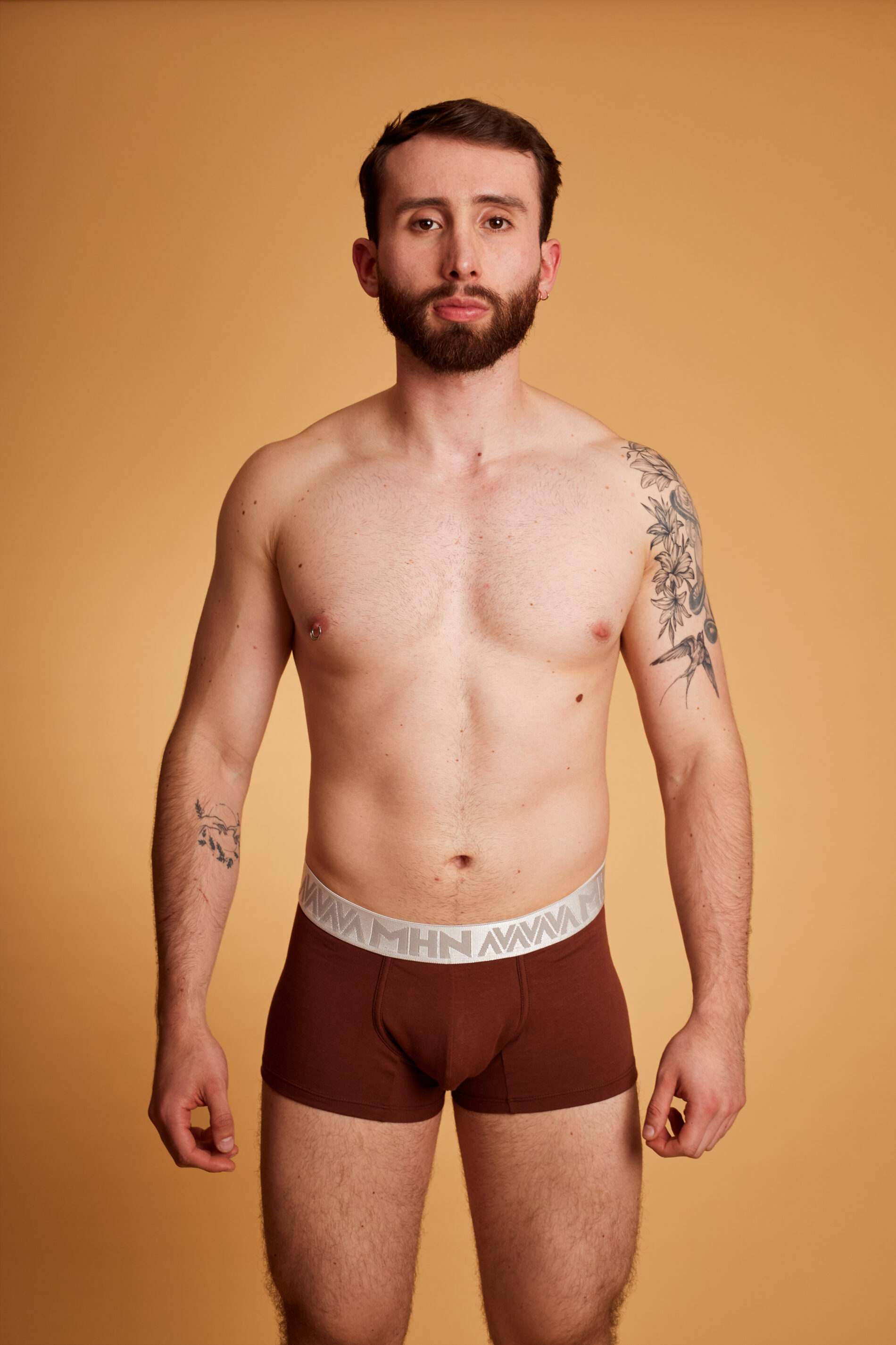 Boxer Trunk Sueño Terracota Elástico Gris Oscuro