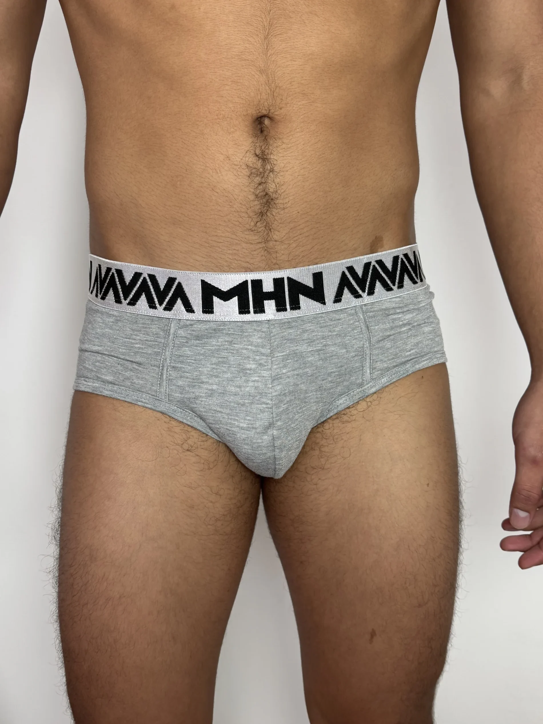 Brief Humo Elástico Blanco Negro