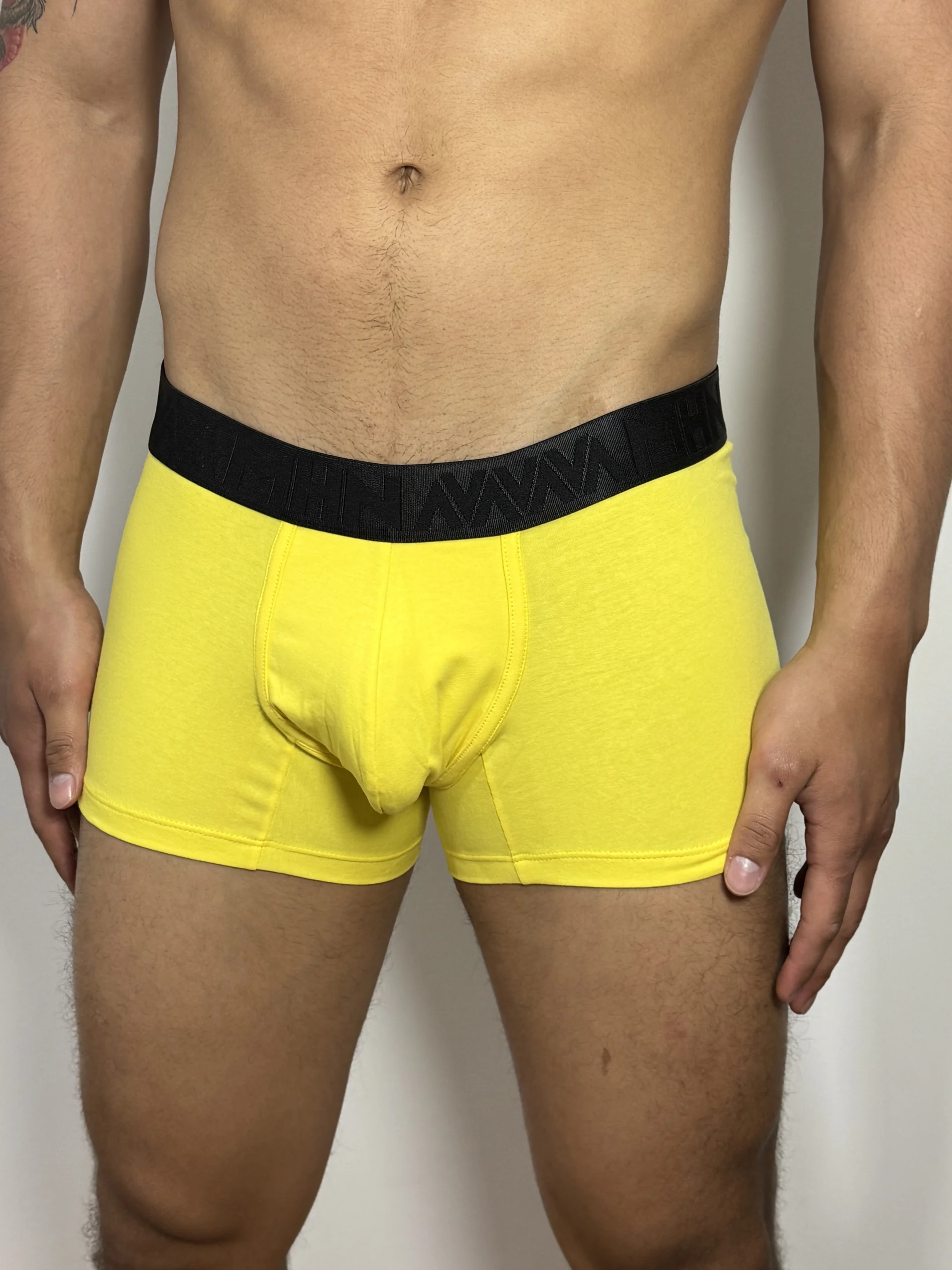 Boxer Trunk Amarillo 2025 Elástico Negro