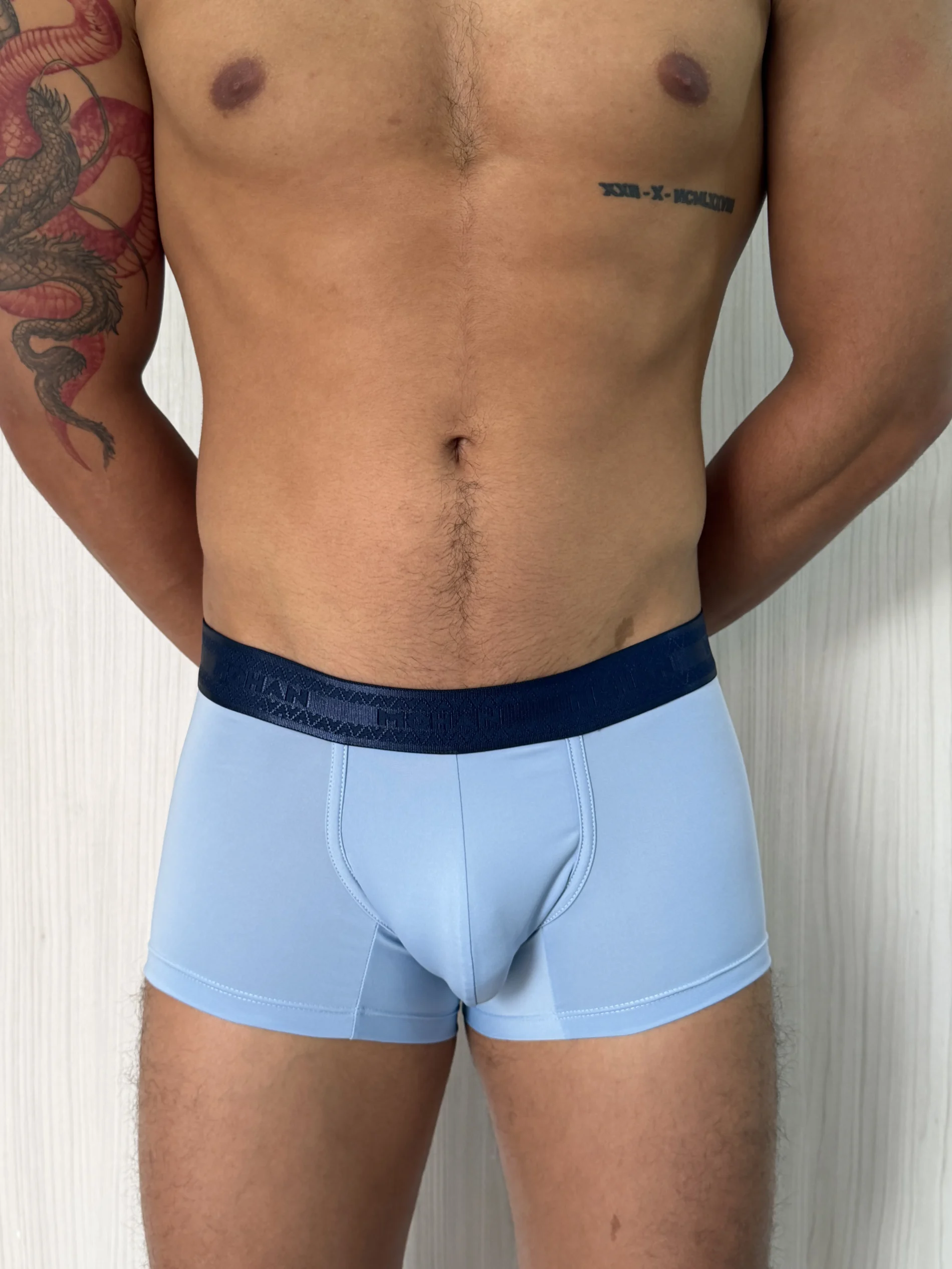 Boxer Trunk Azul Baby Elástico Azul Oscuro Mohan
