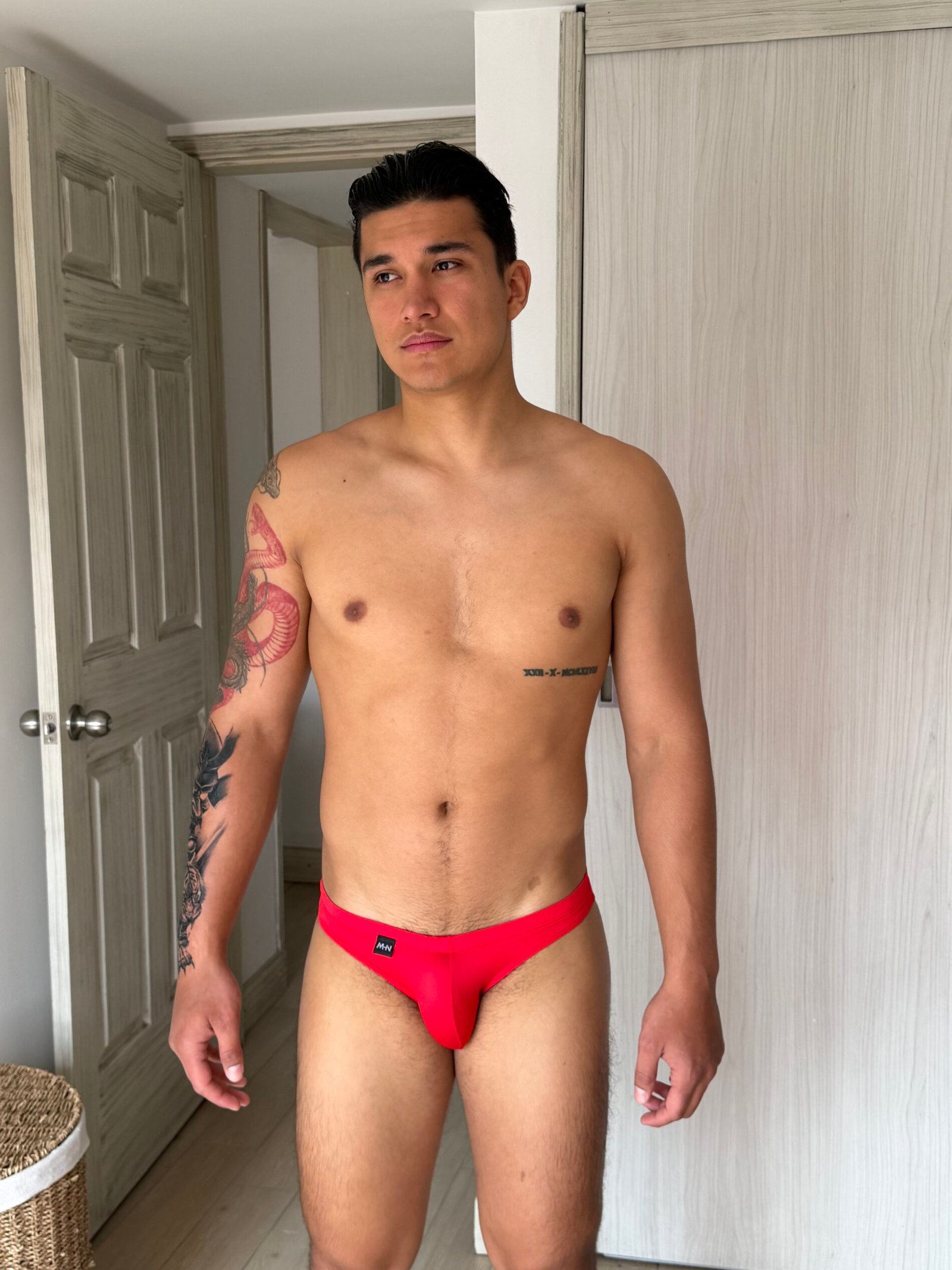 Tanga Narizona Microfibra Rojo